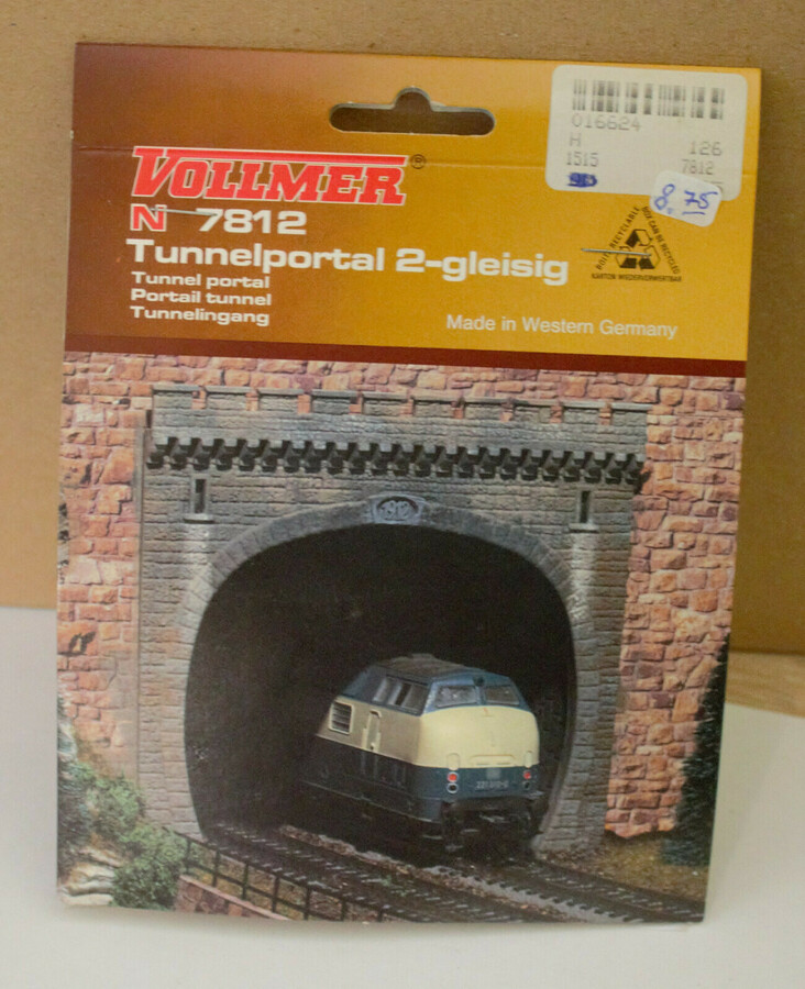 Vollmer N 7812 Tunnelportal 2-gleisig Neu / OVP - Spur N (30.08.2020) | eBay